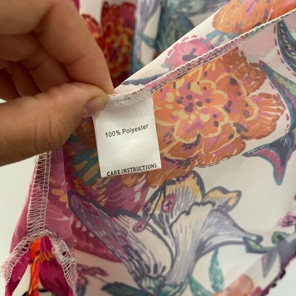 Grace & Emma Medium/Large Kimono Topper Floral Boho - Picture 3 of 7